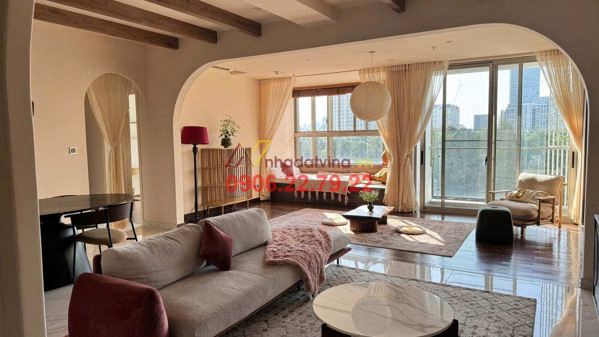 Cho Thuê Căn Hộ Midtown 3 Phòng Ngủ View Sông Giá 50tr