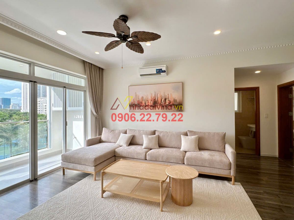 Cho Thuê Căn Hộ Riverside Residence 3 Phòng Ngủ, View sông Giá 38tr