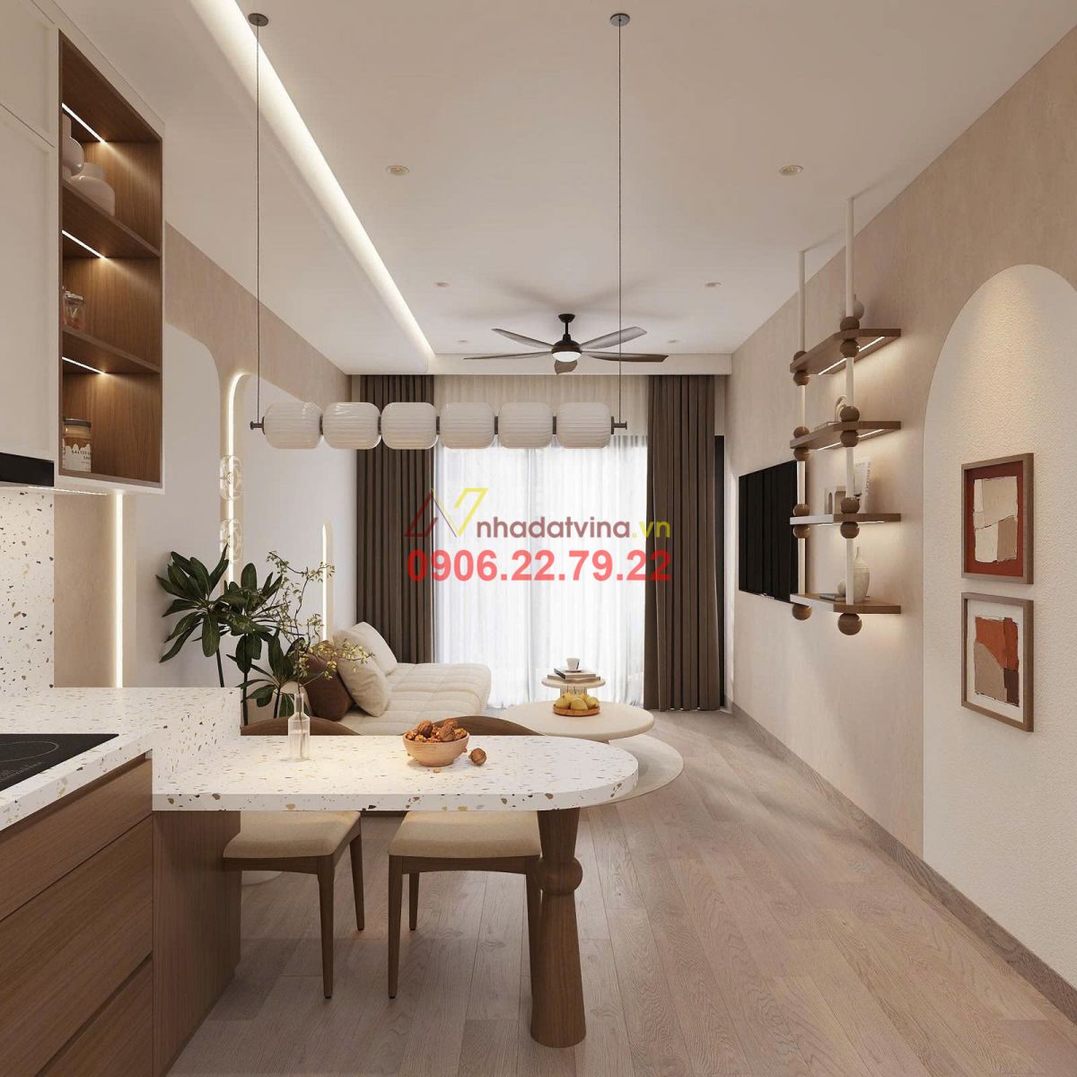 Cho Thuê Căn Hộ The Infiniti 1 Phòng Ngủ Giá 19tr/tháng