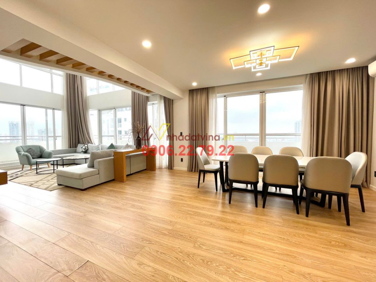 Thuê Căn Hộ Penthouse Phú Mỹ Hưng 4 Phòng Ngủ 350m2 Giá Thuê 3900$