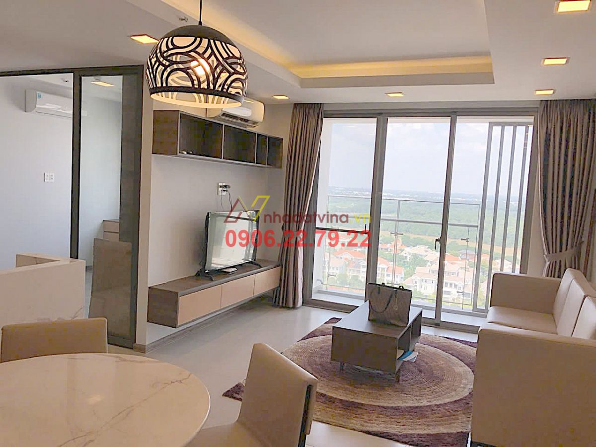 Cho Thuê Căn Hộ Hưng Phúc 2 Phòng Ngủ Giá 19tr - Căn Góc - Tầng Cao View Sông